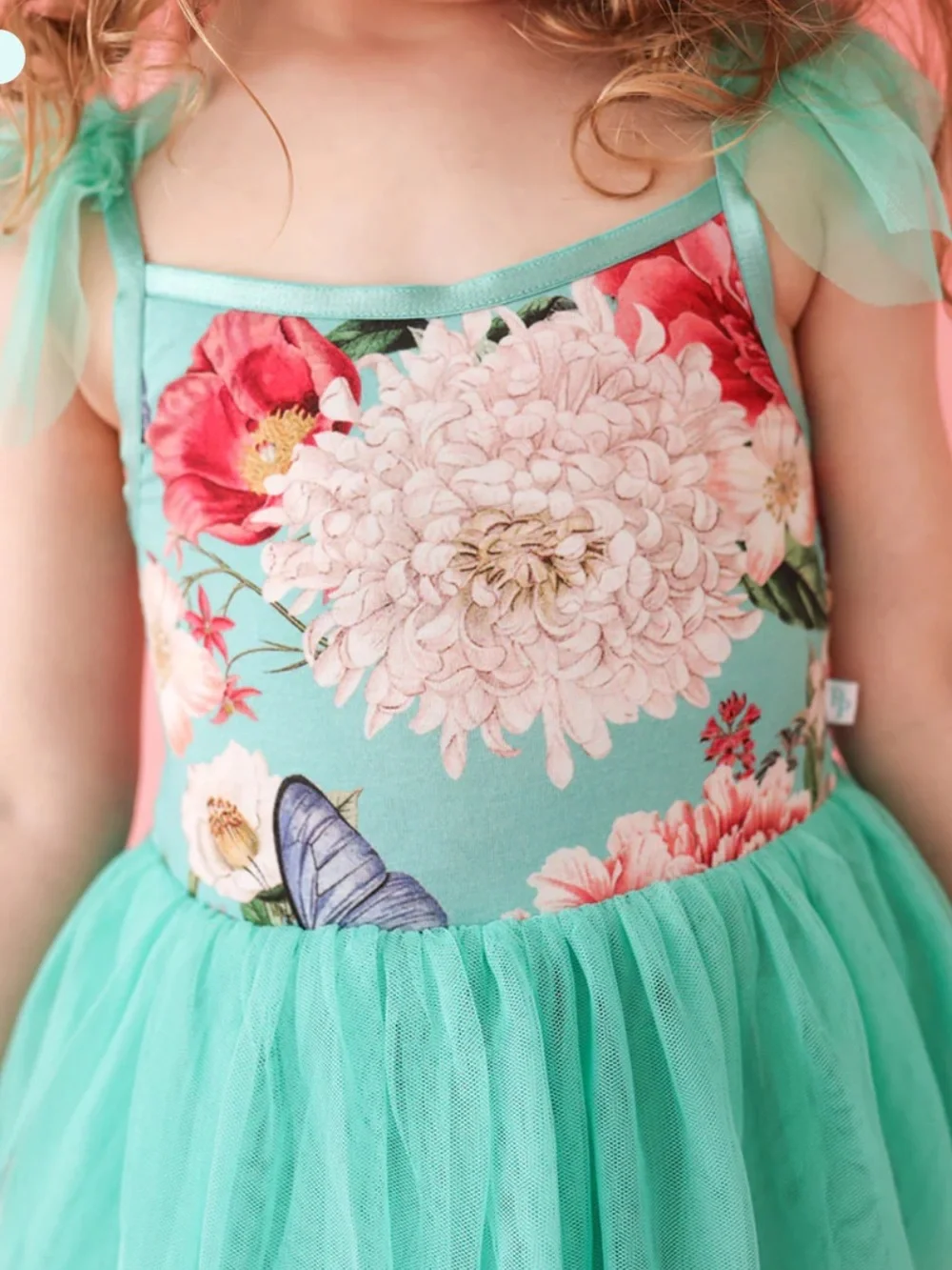 Posh Peanut Nikki Danielle Ruffled Tulle Smocked Dress
